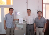 向大連百年農民子弟職業(yè)學(xué)校援贈復合打印機